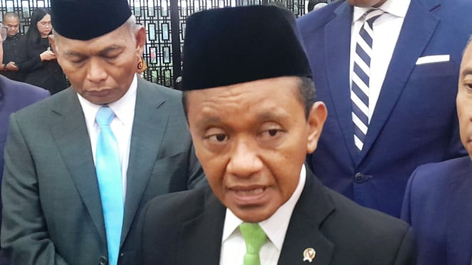 (dok. Menteri ESDM, Bahlil Lahadalia, saat ditemui di kantor Kementerian ESDM, Jakarta, Rabu, 26 Februari 2025)