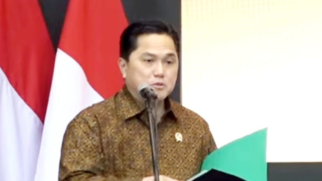 (Dok. Menteri Bumn, Erick Thohir, Di Acara Peluncuran Bank Emas, Di Menara Gade, Jakarta, Rabu, 26 Februari 2025)