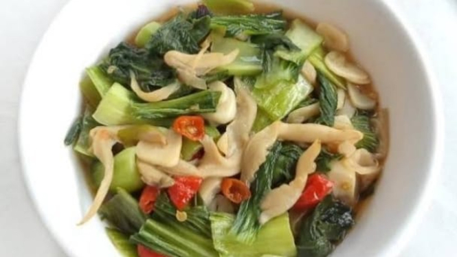 Resep Masakan Tumis Pokcoy Jamur