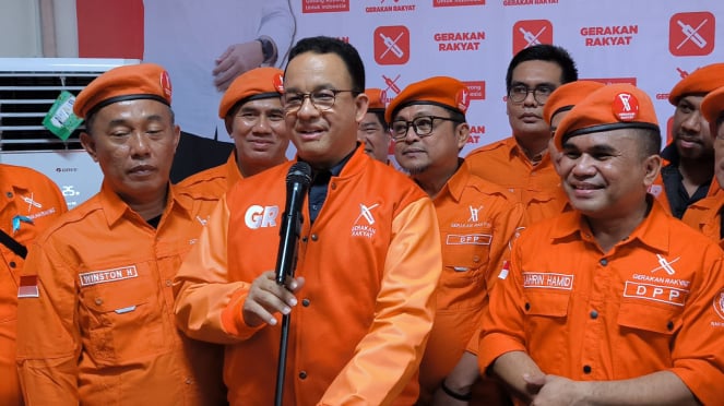 Mantan Gubernur DKI Jakarta, Anies Baswedan Hadiri Pengukuhan Pengurus Ormas Gerakan Rakyat