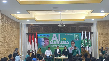 Diskusi DPP PKB Bidang Perdagangan dan Industri, dengan tema 'AI vs Manusia. Revolusi Industri Masa Depan atau Ancaman Eksistensi?'.