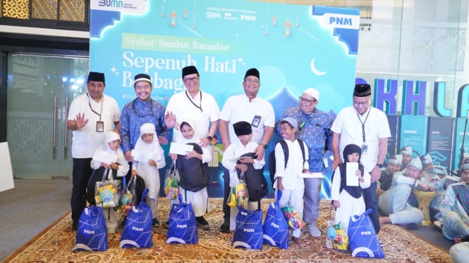 Sambut Ramadan, PNM Silaturahmi dan Berbagi Kebahagiaan Bersama Anak Yatim