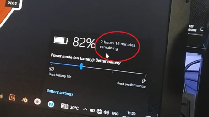 Cara Mengaktifkan Estimasi Waktu Baterai di Laptop Windows yang Hilang