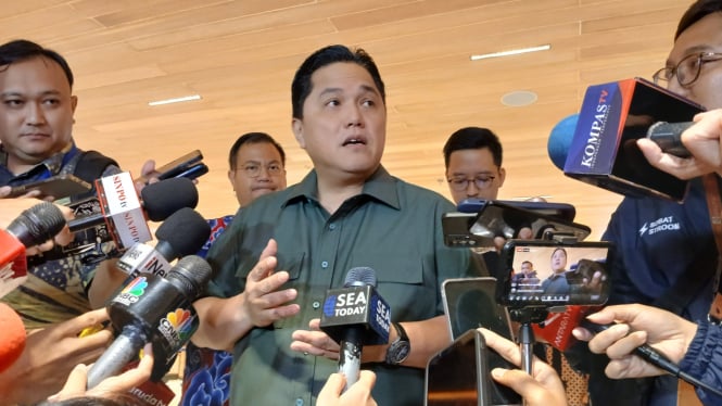 Erick Thohir Ungkap Pertemuan Timnas Indonesia dengan Prabowo