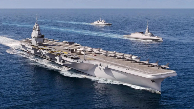 VIVA Militer: Desain kapal induk Type 004 militer China