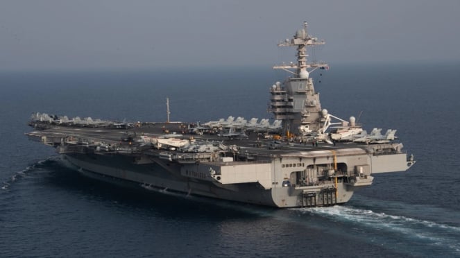 Viva Militer: USS Gerrr R. Ford (CVN-78) Pesawat Militer