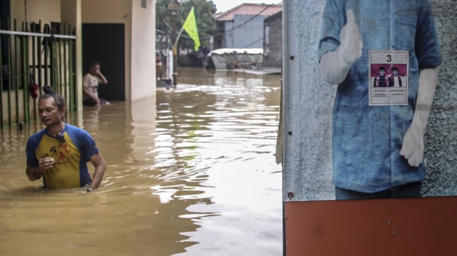 Inundaciones en la región de Yakarta