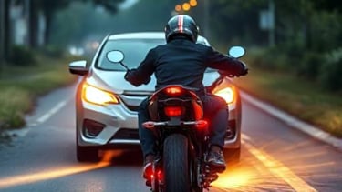 Imagen de automóviles y accidentes de motocicleta