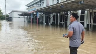 Lapas Cikarang Lumpuh karena Banjir, 1.451 Napi Diungsikan dengan Pengawalan Brimob