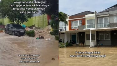 Viral Perumahan Elit di Bekasi Ikut KeBbanjiran Gegara Tembok Pembatas Dijebol