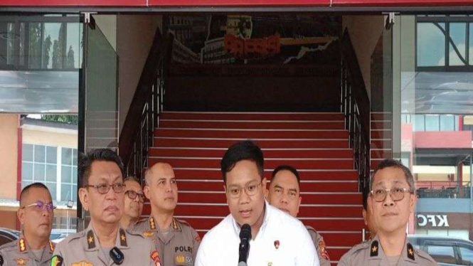 Kanit Kriminal Khusus (Krimsus) Polres Metro Jakarta Barat AKP Diaz Yudhistira.
