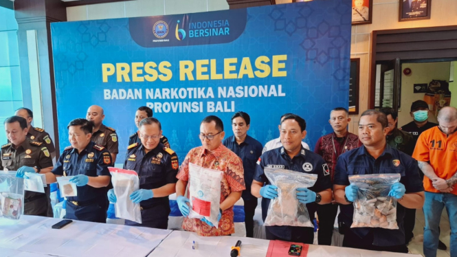Pengungkapan kasus penyelundupan narkotika lintas negara di BNNP Bali