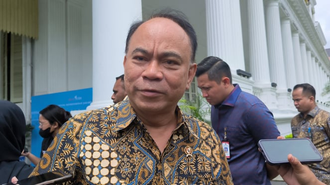 Ketua Umum Relawan Projo, Budi Arie Setiadi Di Kompleks Istana Kepresidenan, Jakarta Pusat, Jumat, 7 Maret 2025