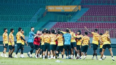 Persiapan Arema FC di Stadion Patriot Candrabhaga (dok Arema FC)