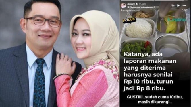 Sebelum KPK Geledah Rumah Ridwan Kamil, Sang Istri Atalia Praratya Sindir Anggaran MBG