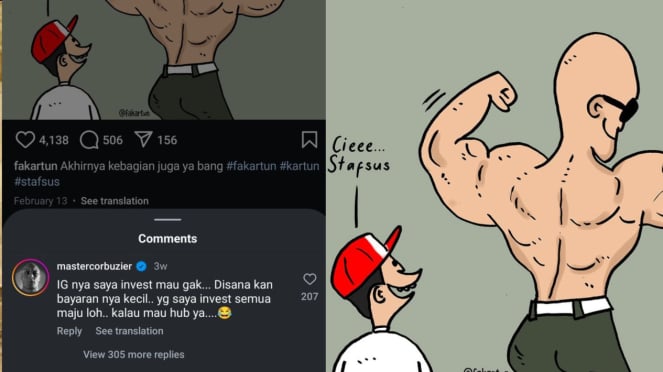 Deddy Corbuzier Tanggapi Kartun yang Menyindir Jabatannya