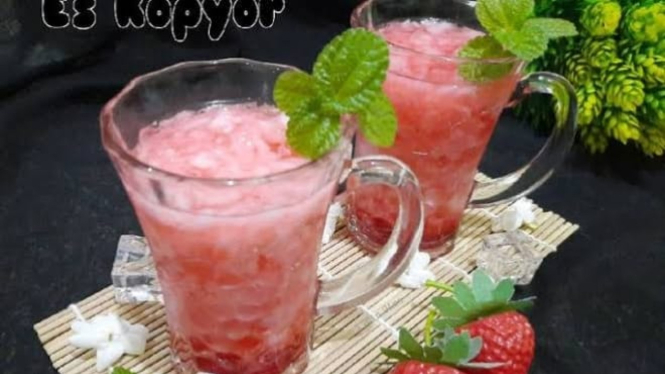 Resep Minuman Es Kopyor Agar-agar