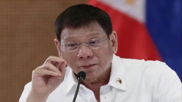 Mantan Presiden Filipina Rodrigo Duterte