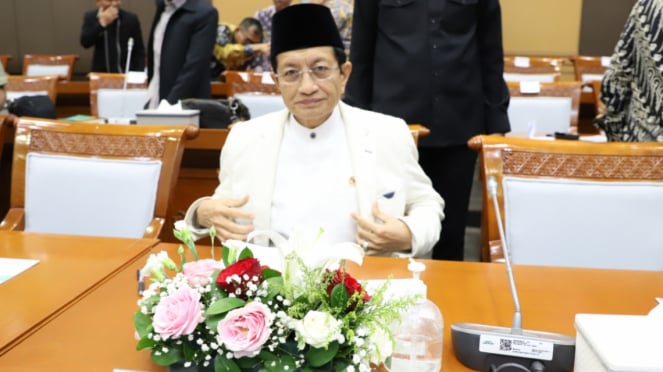 Menteri Agama Nasaruddin Umar Raker Pembahasan Haji 2025 DGRAN DPR