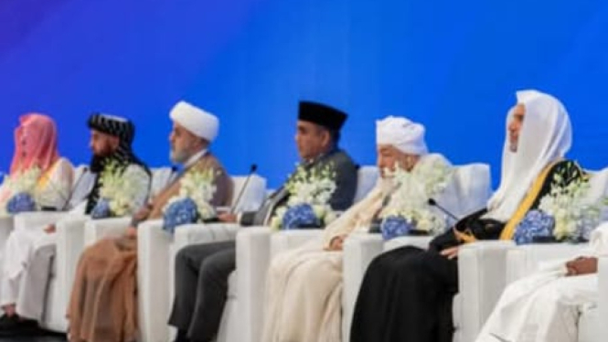 Ketua MPR RI Ahmad Muzani di Konferensi Liga Muslim Dunia (Doc: Istimewa)