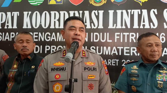 Kapolda Sumut Irjen Pol. Whisnu Hermawan Februanto.(B.S.Putra/VIVA)