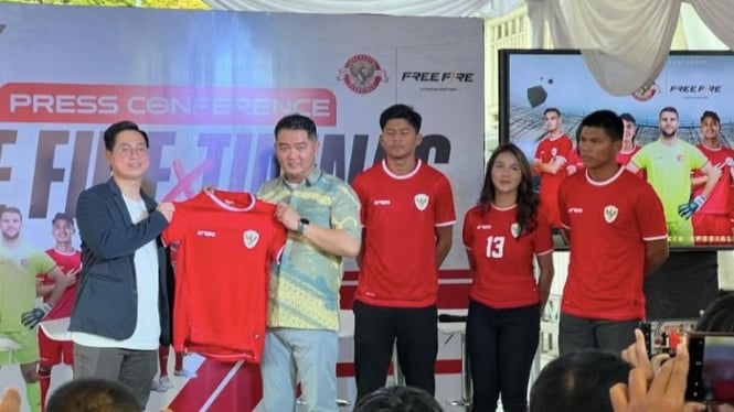 Kolaborasi Free Fire dan PSSI Hadirkan Jersey Resmi Timnas Indonesia di Game