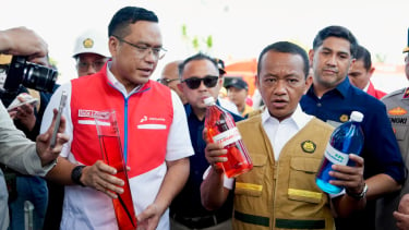 Menteri ESDM dan Dirut Pertamina tinjau pasokan BBM dan LPG