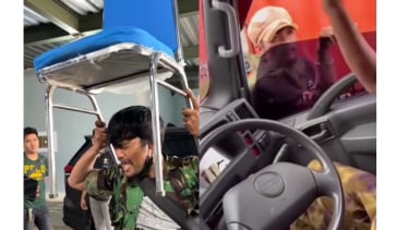 Viral Preman Pemalak Sopir Truk Dihukum Nyanyikan Glory Glory MU