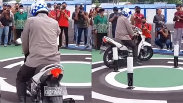 Viral Mantan Polisi Ini Alami Kesulitan Saat Mencoba Jalur Ujian SIM C