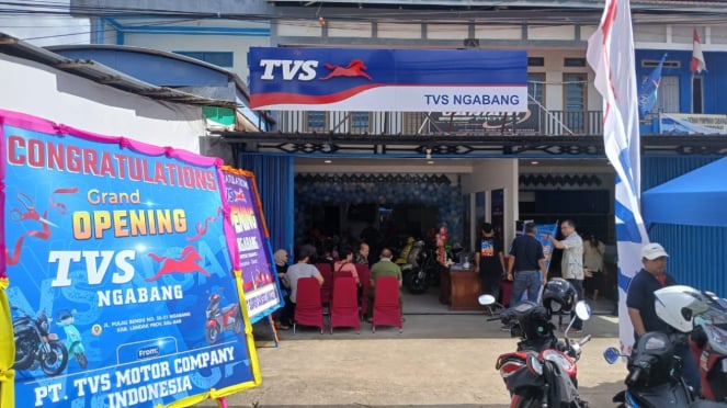 Diler TVS di Ngabang, Kalimantan Barat