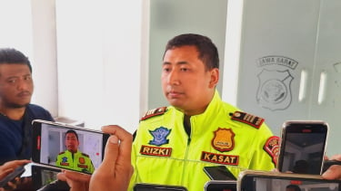 Kasat Lantas Polres Bogor, AKP R. RIzky Guntama Ganda Permana. VIVA/Muhammad AR