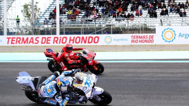 Motogp Argentina 2025のDuel Marc MarquezとAlex Marquez