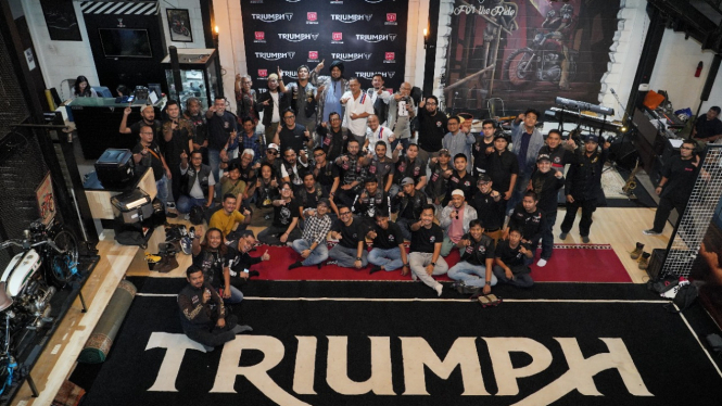Acara bukber dan santunan yatim oleh GAS Triumph Indonesia