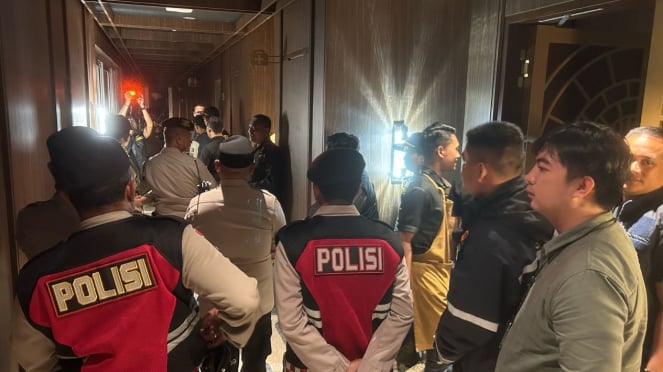 POLISI CEK LOKASI HUBURAN MALAM DI PIK 2 TANGERANG