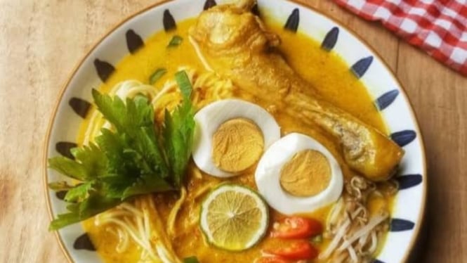 Resep Masakan Menu Sahur Laksa Ayam, Mudah Dibuat dan Dijamin Lezat