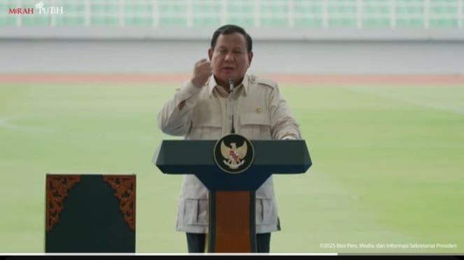 Presiden Prabowo Subianto (Tangkapan Layar Sekretarian Presiden)