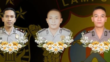 Kapolsek Negara Batin Iptu Lusiyanto Dan Anggotanya Bripka Petrus Serta Bripda Ghalib Tewas Saat Gerebek Judi Sabung Ayam.