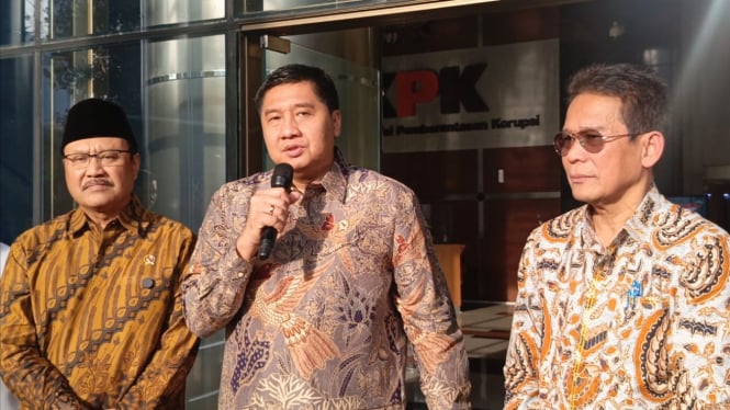 Gus Ipul dan Maruarar Datang ke KPK Bahas Ini