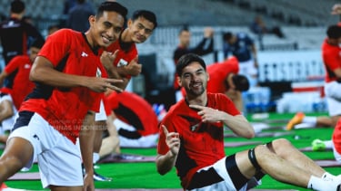 El equipo nacional indonesio en Sydney, Australia