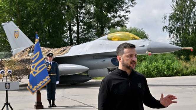 Ukraina Kembali Terima Pesawat Tempur F-16 Fighting Falcon