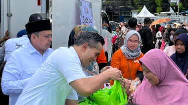 Ketua Umum Kadin Indonesia, Anindya Bakrie Slahkan Sembako Murah Ke Warak