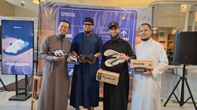 Sandal Khusus Umrah dan Wudhu Dirilis, Fokus pada Kenyamanan Umat Muslim