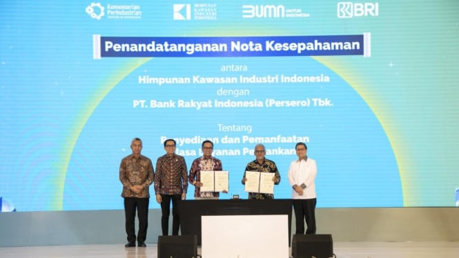 Dorong Pertumbuhan Ekonomi dan Optimalisasi Kawasan Industri, BRI Jalin Kerja Sama dengan HKI