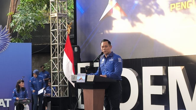 Ketua Umum Partai Demokrat, Agus Harimurti Yudhoyono (Ahy) Di Kantor DPP Partai Demokrat, Jakarta Pusat, Minggu, 23 Maret 2025