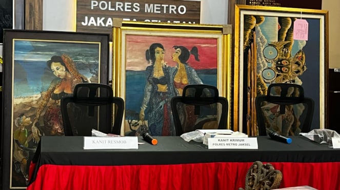 Lukisan Yang Tega Dijual Art Di Jagakarsa, Jaksel