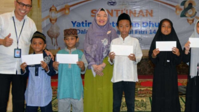 Pelabuhan Petikemas Terbesar Ini Berbagi Berkah Ramadan di Jakarta Utara, Beri Santunan 500 Anak Yatim