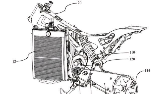 Desain paten motor listrik terbaru TVS
