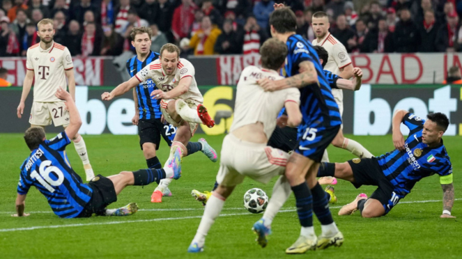 Inter Milan vs Bayern Munchen di Allianz Arena Liga Champions 2024/2025