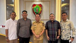 KNPI Kalteng Temui Gubernur Agustiar Sabran, Bahas Persiapan Rapimpurnas