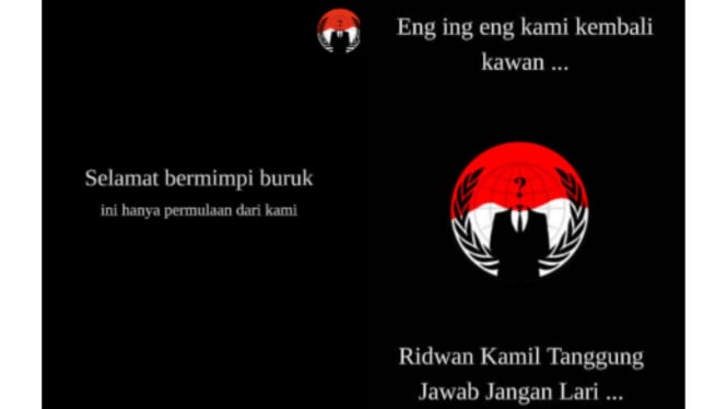 Akun Instagram Ridwan Kamil Diretas, Muncul Pesan ‘Selamat Bermimpi Buruk, Ini Hanya Awal’
